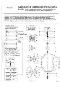 Notice Roseto LILLIAN PCH5097BK Lampe