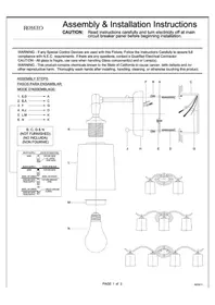 Notice Roseto ZOE PBF8509ABZ Lampe