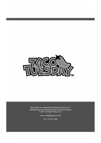 Notice Taco Tuesday TTMSB64RD6A Broyeur à glace