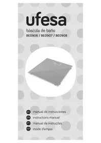 Notice UFESA BE0908 Balance