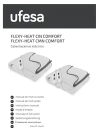 Notice UFESA FLEXY-HEAT CIN COMFORT Couverture/coussin chauffant