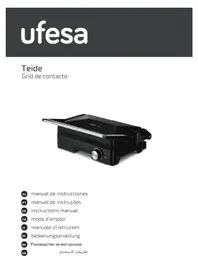 Notice UFESA TEIDE Plaque de grill