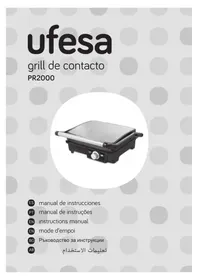 Notice UFESA PR2000 Plaque de grill