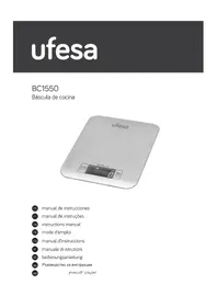 Notice UFESA BC1550 Balances de cuisine