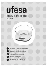Notice UFESA BC1450 Balances de cuisine