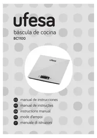 Notice UFESA BC1100 Balances de cuisine