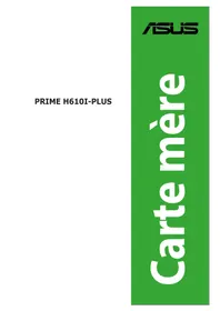 Notice ASUS PRIME H610I-PLUS Carte mère