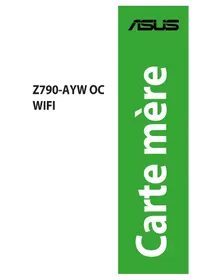 Notice ASUS Z790-AYW Carte mère