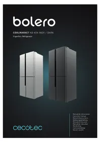 Notice CECOTEC BOLERO COOLMARKET 4D 454 INOX Réfrigérateur
