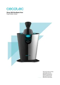Notice CECOTEC ZITRUS 160 VITA BLACK Extracteur de jus