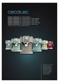 Notice CECOTEC POWER ESPRESSO 20 TRADIZIONALE Machine à café