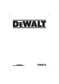 Notice DEWALT DW074 Pointeur laser