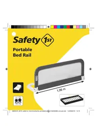 Notice SAFETY 1ST PORTABLE BED RAIL Produits bébés