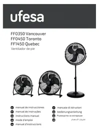 Notice UFESA TORONTO FF0450 Ventilateur