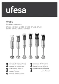 Notice UFESA VARIO BP4850 Blender