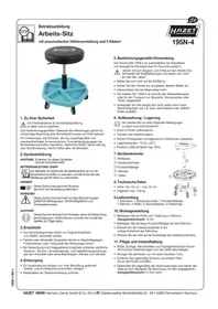 Notice Hazet 195N-4 Chaise