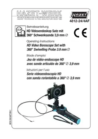 Notice Hazet 4812-24/4AF Caméra vidéo