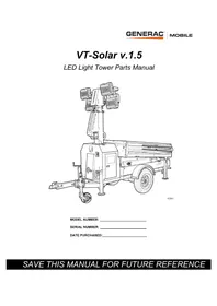 Notice Generac VT-SOLAR V.1.5 Éclairage