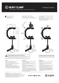 Notice ELGATO HEAVY CLAMP Non catégorisé
