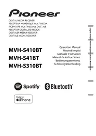 Notice PIONEER MVH-S41BT Autoradio