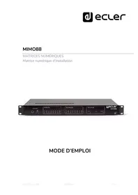 Notice Ecler MIMO88 Non catégorisé