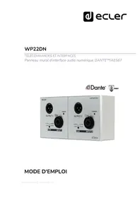 Notice Ecler WP22DN Convertisseur audio/vidéo