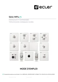 Notice Ecler WPAVOL-SRUS Télécommande