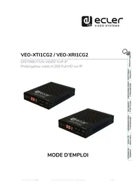 Notice Ecler VEO-XRI1CG2 Non catégorisé