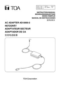 Notice TOA AD-5000-2 Microphone