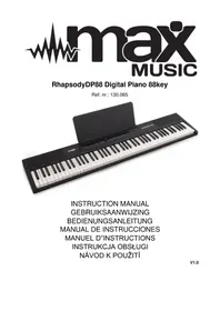 Notice MAX RHAPSODYDP88 Instrument de musique