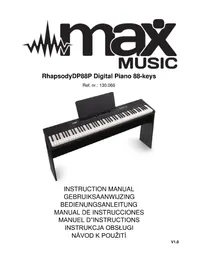 Notice MAX RHAPSODYDP88P Instrument de musique