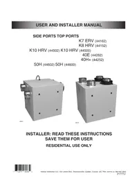 Notice vänEE 44252 Climatisation