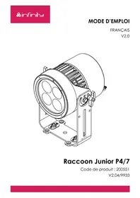 Notice INFINITY RACCOON JUNIOR P4/7 Éclairage