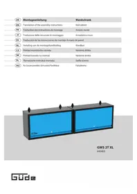 Notice Güde GWS 2T XL Armoire
