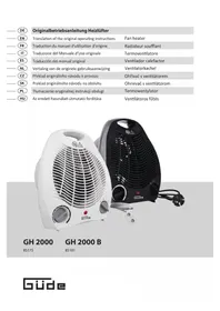 Notice Güde GH 2000 B Chauffage