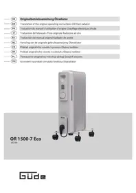 Notice Güde OR 1500-7 ECO Chauffage