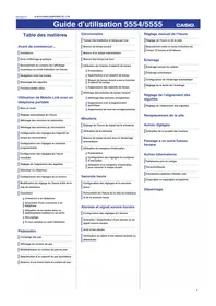 Notice CASIO G-SHOCK GMA-B800 Montre