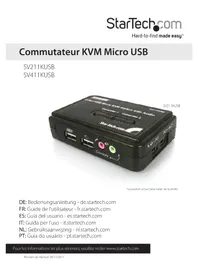 Notice StarTech.com SV411KUSB Commutateur