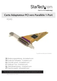 Notice StarTech.com PCI1P2 Carte PCI