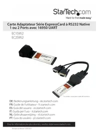 Notice StarTech.com EC2S952 Non catégorisé