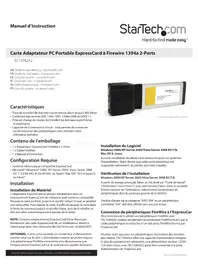 Notice StarTech.com EC13942A2 Non catégorisé