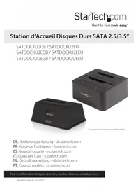 Notice StarTech.com SATDOCK2UEGB Station d'acceuil