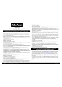 Notice CyberPower UT1050EIG Alimentation d'énergie non interruptible