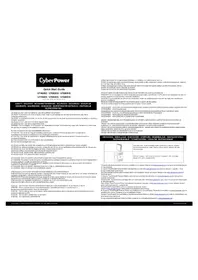 Notice CyberPower UT650EG Alimentation d'énergie non interruptible