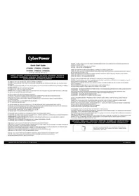 Notice CyberPower UT650EIG Alimentation d'énergie non interruptible
