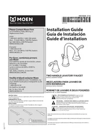 Notice Moen WS84004 Robinet