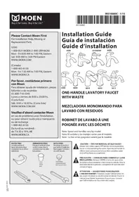 Notice Moen BOARDWALK 6200 Robinet