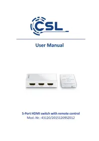 Notice CSL 301191 Commutateur