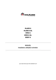 Notice EDILKAMIN KRIO 6 Cuisinière