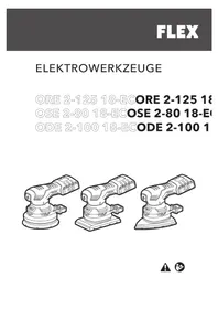 Notice Flex OSE 2-80 18-EC Ponceuse